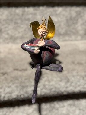 Vintageâ Dept 56 Patience Brewster Tutti Frutti Plum Fairy Ornament Whimsical